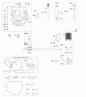 Engine Sump Lubrication Diagram and Parts List for 49M877-0046-G1  Briggs and Stratton Engine